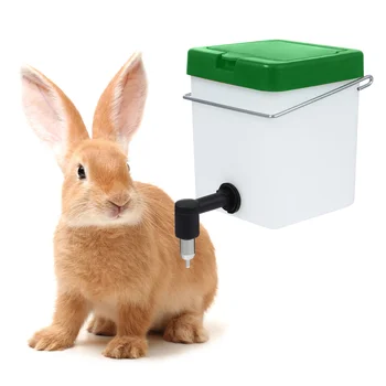 Бутилка за пиене Диспенсър за вода за хамстер Bunny Pet Supplies Fountain Equipment Rabbit Feeder No Drip Plastic