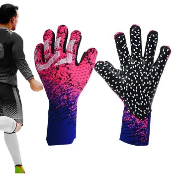 Soccer вратар ръкавици професионални ръкавици вратар футболни ръкавици с анти-хлъзгане латекс палмови дръжки за възрастни и деца футбол