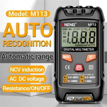 ANENG цифров мултицет тестер 1999 брои автоматично вариращи усилвател ом волтметър за домакински контакт и автомобилни електрически инструменти