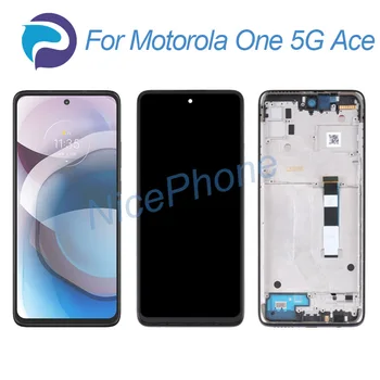 за Motorola One 5G Ace LCD екран + сензорен дигитайзер дисплей 2400 * 1080 XT2113-2 Moto One 5G Ace LCD дисплей