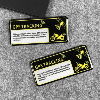3D светлоотразителни стикери за мотоциклети GPS ПРОСЛЕДЯВАНЕ Алармена система Състезателно предупреждение Lable Decals водоустойчив за Honda Yamaha Suzuki KTM