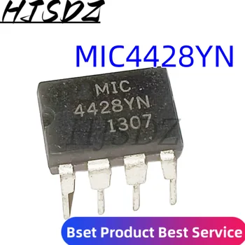 10 unids/lote MIC4428YN DIP8 MIC4428Y-N controlador IC MOSFET 1.5A DUAL 8-DIP micrófono 4428YN MIC4428 YN 4428