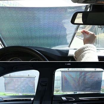 Автомобилно предно стъкло и страничен сенник Предно стъкло Капак на предното стъкло Прибиращо се предно стъкло Смукателна чаша за слънце UV защита Сенник