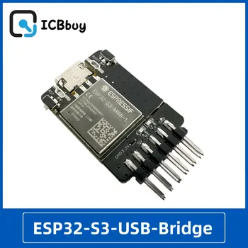 ESP32-S3-USB-Bridge Изтегляне на дебъгер на борда ESP32-S3-MINI-1 модул поддържа USB към UART / JTAG безжично отстраняване на грешки