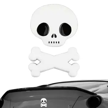 Череп емблема стикер кола тяло емблема череп ваденки Хелоуин череп значка метална емблема стикери стикер за мотоциклетни автомобили