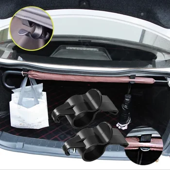 2 бр., куки за багажник на кола, куки за чадър/разни/кърпи, вътрешно съхранение на интериорни консумативи за автомобили в багажника