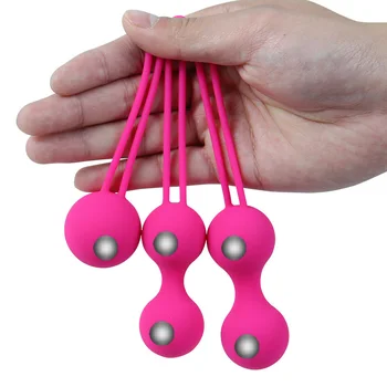 Силиконов безопасен Kegel топка гейша топки вибратор за жени вагина затегнете упражнение възрастни доставки китайски вагинални топки секси играчки