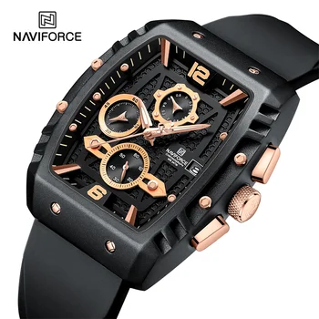 NAVIFORCE Чисто нов дизайн мъжки часовници силиконова лента военни кварцови ръчни часовници мода водоустойчив часовник Relogio Masculino