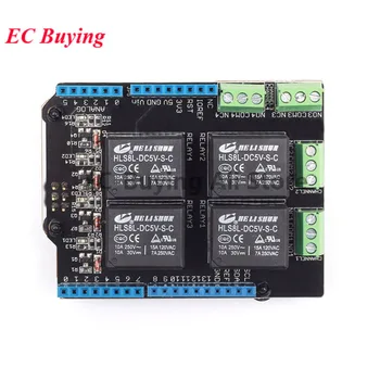 За Arduino Relay Shield v3.0 4 Way Channel Relay Control Expansion Board