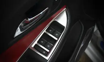 За Chevrolet Cruze 2016 2017 2018 Неръждаема стомана Автомобилни аксесоари стайлинг Кола Врата прозорец стъкло повдигане ключ капак тапицерия