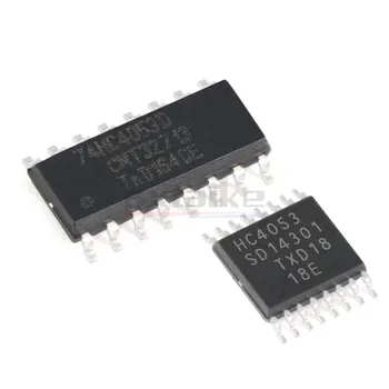 10PCS 74HC4053 74HC4053D 74HC4053PW SOP-16 TSSOP-16 HC4053 Троен 2-канален аналогов мултиплексор Демултиплексор IC SMD чип