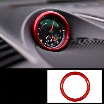 За Porsche Cayenne Macan Panamera 911 Аудио и климатик копче декоративен пръстен часовник и компас декоративен пръстен