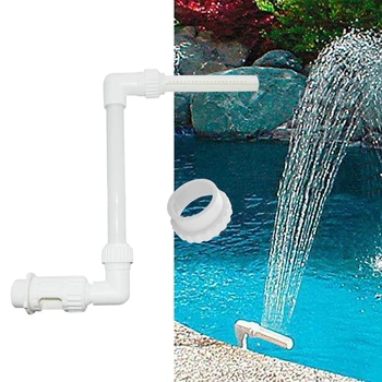 Creative басейн фонтан пръскачка двоен спрей вода фонтан регулируем водопад басейн разпръсквач смешно плувен басейн аксесоари