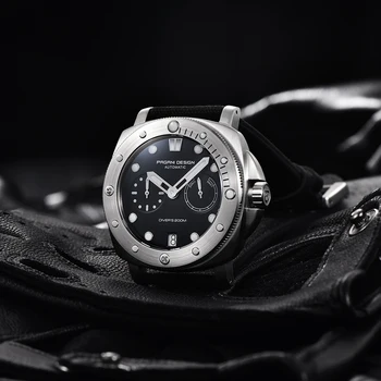 2023 Ново PAGANI DESIGN Мъже Висок клас механични часовници Неръждаема стомана сапфир стъкло 10Bar водоустойчив бизнес стил за часовник