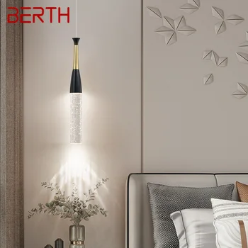 BERTH Nordic творчески висулка лампа кристал балон форма декоративна светлина за дома хол спалня