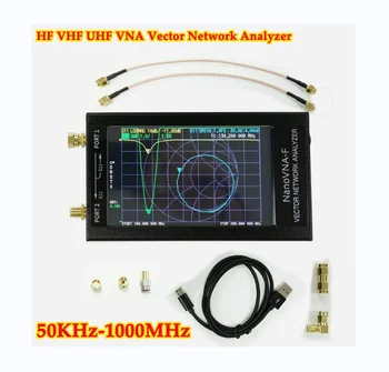 NanoVNA-F 4.3 инчов голям екран векторен мрежов анализатор MF HF VHF 50khz-1.5Ghz