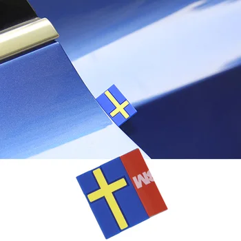 Шведски флаг лого стикер за Volvo XC40 XC60 XC90 C30 C70 S40 S60 S80 S90 C60 C90 V90 V60 V50 RD Volvo интериор стикер