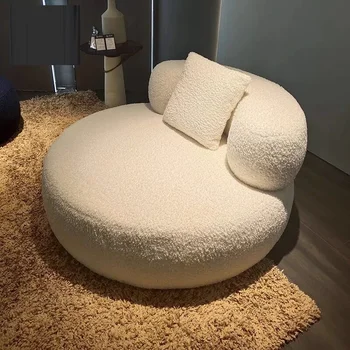 Модерен бял удобен диван фоайе секционен пуф мързелив диван боб чанта регулируема трапезария апартамент Muebles Hogar мебели