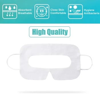 B03F 100Pcs пот абсорбираща маска за очи VR очила дишаща еднократна лепенка маска за очи за -Oculus Quest 1/2 VR